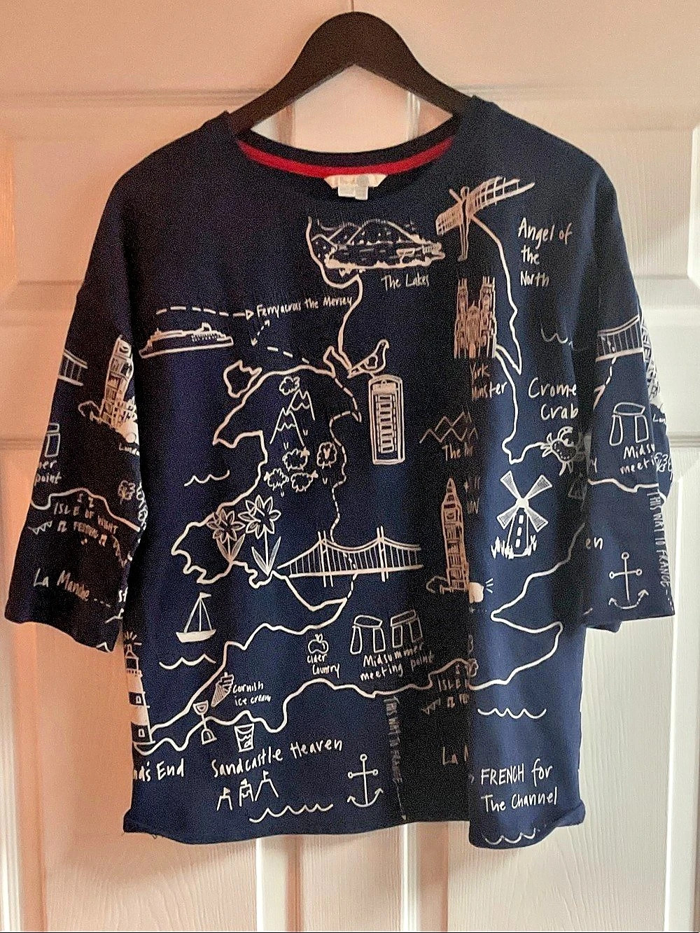 Boden Graphic Short Sleeve Tee Large